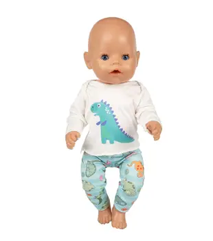 Voľný čas Nastavený+Topánky Doll Oblečenie pre Baby born Fit 17 palcové 43 cm Bábiku Príslušenstvo Pre Dieťa Darček