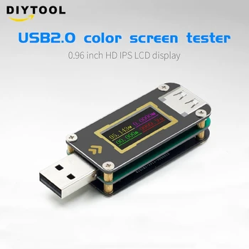 Usb тестер FNB28 Prúdu a Napätia Meter USB Tester