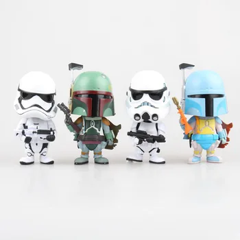 Star Wars Yoda Detská Kolekcia Akčných Obrázok Hračka z PVC Auto dekorácie, Tras hlavy Hračky, Bábiky Deti Vianočný Darček