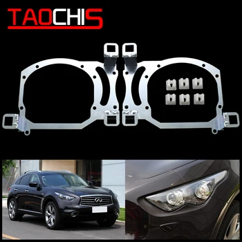 Taochis Auto Styling rám adaptéra Držiak na Infiniti FX35 FX37 S51 Hella 3R G5 3/5 Bi xenon Projektor objektív