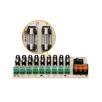 5V 12V 24V 2A DC power distribution 9/18 Kanály PCB dosky svorkovnica pre prepínanie napájania súčasné zapojenie LED spínač