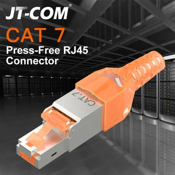 Cat7 Rj45 Konektor displayport Ethernetový Konektor Adaptéra Náradia Kliešte Tienené Crystal Head 8P8C Siete Ethernet zapojte Kábel