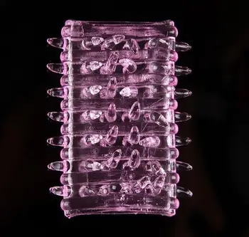 10pcs drobné bodkované Odkladu Zámok Penis Rukáv Gspot Orgazmus, Sexuálne Hračky pre mužov Crystal Penis Krúžok kryt znižuje predčasnej ejakulácie