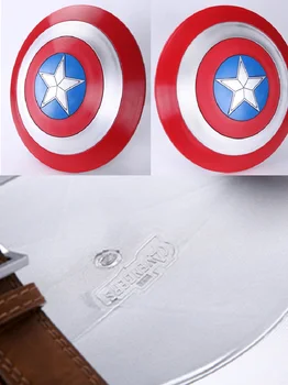 Avengers zbraň 57cm Kapitán Amerika Štít 1:1 Steve Rogers ABS model Kovový Štít Cosplay Halloween Prop(Mierne poškvrny)