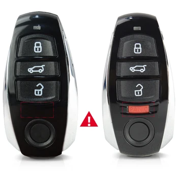 OkeyTech Diaľkové Smart Key Card pre VWw Volkswagen 2011-s Núdzovým Tlačidlo 315/433Mhz PCF7945 Čip 3/4 Tlačidlo 7P6959754AL