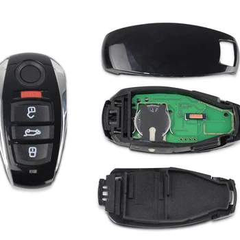 OkeyTech Diaľkové Smart Key Card pre VWw Volkswagen 2011-s Núdzovým Tlačidlo 315/433Mhz PCF7945 Čip 3/4 Tlačidlo 7P6959754AL