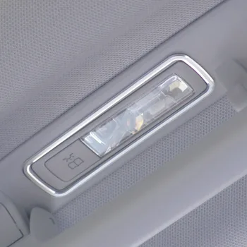 Auto Styling Strechy Lampa na Čítanie Rám Dekorácie Kryt Pre Mercedes Benz ML, GL 2012-Hliníkovej Zliatiny Dome Svetlo Výbava Obtlačky