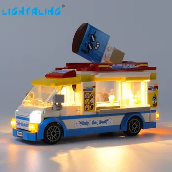 Lightaling Led Svetla Kit Pre 60253 Mesto Série Ice-Cream Truck