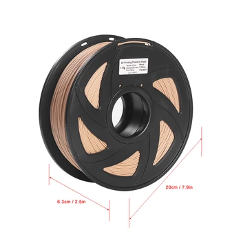 CHKO 3D Tlačiarne Vlákna Dreva + PLA 1.75 mm 1 kg Cievka Rozmerová Presnosť +/- 0,02 mm