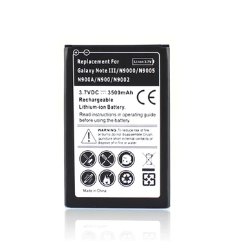 Pre Samsung Galaxy Note 3/III 3500mAH Náhradná Bateria N9000 N9005 N900A N900 N9002 Mobilný Telefón Obchodné Batérie