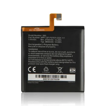 Originálne Náhradné Batérie Pre Caterpillar Cat S30 S60, symbian S40, S50 APP-12F-F57571-CGX-111 Autentická Batéria 3800mAh