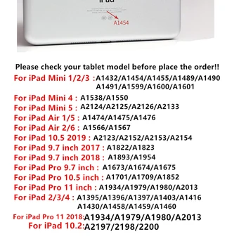 Funda pre iPad Pro 11 2018 2020 Prípade Kožené Stojan Tabletu Kryt pre iPad 9.7 Vzduchu 2/1 Pro 10.5 Vzduchu 10.5 10.2 2019 Mini 2345 Coque