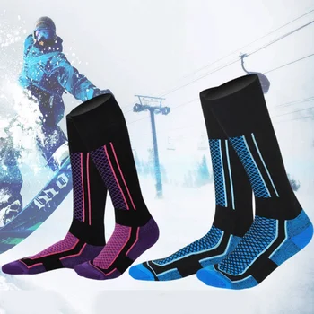 Nový Dlho Trubka Teplej Lyžiarskeho Športu Ponožky Zahusťovanie Športové Ponožky Snowboard Dospelých Športové Ponožky