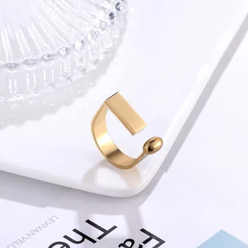 SOMMAR online nakupovanie india Zlatá farba veľkosť 7 snubný prsteň pre ženy Minimalizmus ceny v eurách kosti