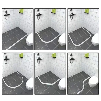 Flexibilné Silikónové Kúpeľňa Vody Zátka Protipovodňová Bariéra Gumy Dam Kremíka Vody Okien Suché A Mokré Oddelenie Domov Zlepšiť