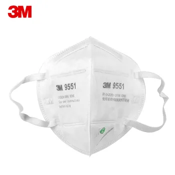 3M 9551 Maska Strmeň KN95 Prachotesný Anti Fog Masky Opakovane Mascarilla Respirátor Bezpečnosti Dýchať Ústami Mascarillas Pôvodné 3M