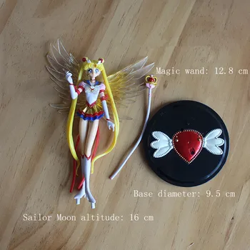 Cartoon Sailor Moon Akčné Figúrky Japonskom Anime 16 cm Jupiter, Merkúr Venuša Figúrky Zberateľské Modely Deti Hračka Vianočný darček