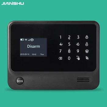 G90B Plus gsm wifi home security alarm Viacerých jazykoch hlas votrelec alarm s bezdrôtový zvonček SOS tiesňové tlačidlo senzor dverí