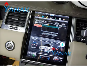 Tesla štýl android gps Navigácia, Auto DVD Prehrávač-Land rover range rover sport preplňované 2006 auto stereo video prehrávač