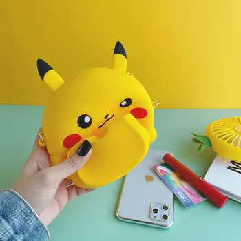 Akcie Japonsko, Anime Pikachu Obrázok Ženy Mini Taška cez Rameno Hayao Miyazaki Cartoon Toroto Model Malé Telefón Tašky Darčekové Hračky pre Dieťa