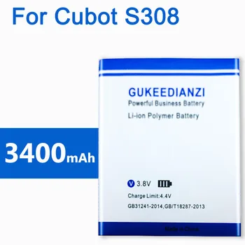 2019 Nové S308 Reálne 3400mAh Nabíjateľná mobilného Batérie Pre Cubot S308 Li-ion Batérie