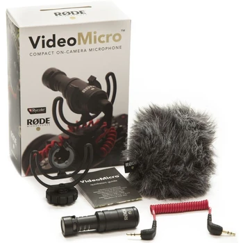 PRE Jazdil Video Micro Kompaktný Fotoaparát Nahrávanie Mikrofón pre Kameru DJI Osmo DSLR Fotoaparát SmartphoneVideo pre Canon, Nikon