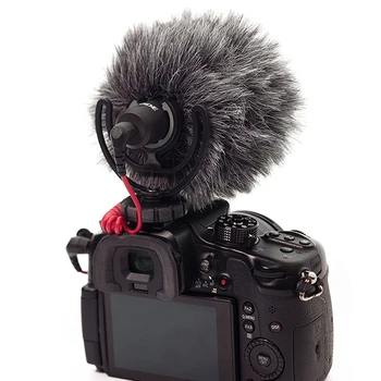 PRE Jazdil Video Micro Kompaktný Fotoaparát Nahrávanie Mikrofón pre Kameru DJI Osmo DSLR Fotoaparát SmartphoneVideo pre Canon, Nikon