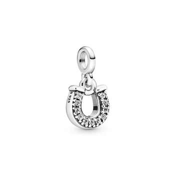 Smalt charms 925 Sterling Silver kaktus kúzlo Lesklé Zirkón Fit Originálny Náramok & náhrdelník Módne Šperky