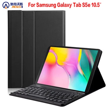 Bezdrôtová Klávesnica obal pre Samsung Galaxy Tab S5E , SM T720 T725 pre Galaxy Tab 10.5 2019 , Odnímateľná Klávesnica, Tablet Kryt