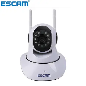 ESCAM G02 Dual Antény 720P Pan Tilt WiFi IP Kamera Podpora ONVIF Max Až do 128 GB Video Monitor,Mini Nočné Videnie,IR Kamera