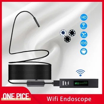 8.0 mm Wifi Endoskopu 2MP HD Nepremokavé Borescope 8 LDE Svetlá Pevné Kábel Had Kamera pre IOS iPhone Android Smartphone PC B2