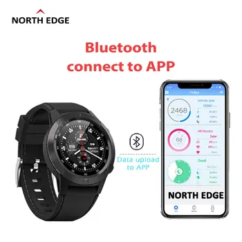 Severnom Okraji Smart Hodinky GPS Bluetooth Telefónny Hovor Smartwatch Muži Ženy Vodotesný IP67 Srdcovej frekvencie, Krvného Tlaku Monitor Hodiny
