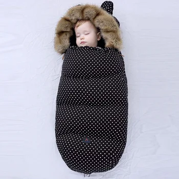 Windproof Teplé Baby Kočík Footmuff Nohy Kryt Spací Vak s Odnímateľnou Kapucňou pre Dieťa konštrukcie na chodenie Príslušenstvo