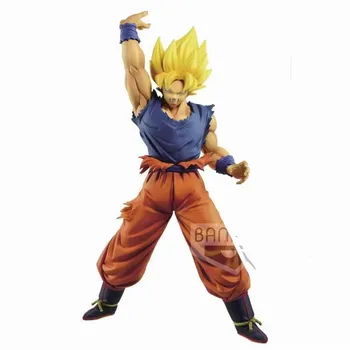 Dragon Ball Anime Obrázok Son Goku PVC Super Saiyan Model DBZ Brinquedos Akcie Figurals 25 cm Dragonball Gokou Kakarotto Juguetes