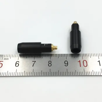 1Pair MMCX Muž Pozlátené Slúchadlá Pin Konektor pre Shure ED5 SE535 Rovný Tvar DIY Konektor Dlho Typ