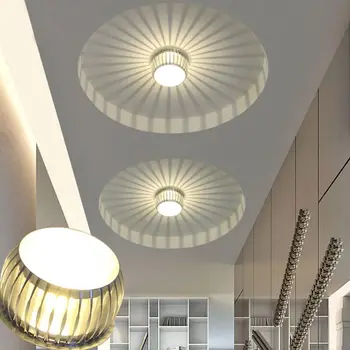 3/5W LED Stropné Svietidlá Moderné LED Stropné Svietidlo Farba Stmievateľné Dekorácie Plafondlamp KTV Koridoru Uličkou Lampara Svietidlá
