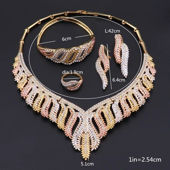 CYNTHIA Módne Afriky Korálky Šperky Sady Dubaj Zlatá Farba Značky Šperky Set Ženy, Svadobné Kostýmy Vyhlásenie Šperky Set