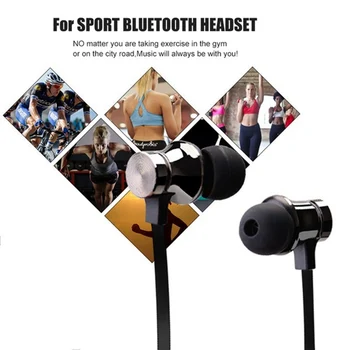 AE-Športové Bezdrôtové Bluetooth Headset Hlasové Ovládanie Hovoru Podpora Funkcií Hudby pre Samaung Galaxy s rezacím zariadením S10+/S10e/S9+ Pre iphone