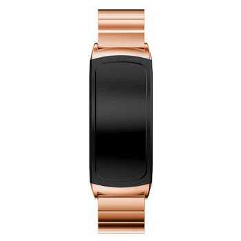 Kovové nerezové hodinky potítka popruh pre Samsung Výstroj fit 2 pásma pre samsung Fit 2 SM-R360 Klasické hranici Watchstraps
