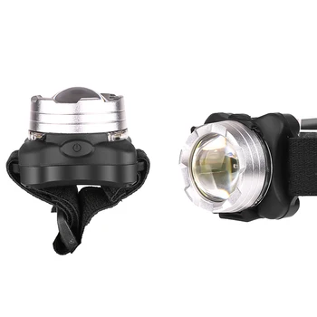 Silný Svetlomet USB Nabíjateľné Svetlometu COB LED Vedúci Svetlo s vstavanej Batérie Vodotesné Vedúci svetlo Biele, Červené Osvetlenie