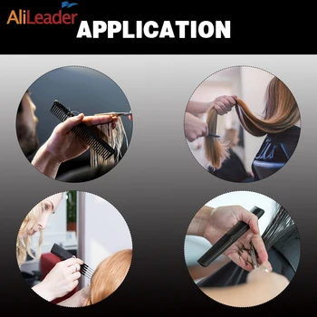 Alileader 10Pcs/Set Anti-Statické Kadernícke Hrebene Zamotaný Rovno Kefy na Vlasy Pro Salon Styling Nástroj S voľným Skladovanie Taška