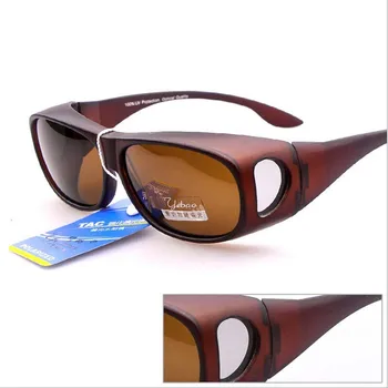 Sady krátkozrakosť Polarizované slnečné okuliare slnečné okuliare Polarizačné optické rámy UV400 anti-glare polarizačné okuliare nastavenie zrkadiel