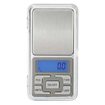Váhy Rovnováhu Mini Pocket Digitálnej Stupnice Pre Zlato Mincový Striebro Šperky Gram Elektronické Váhy 100/200/300/ 500g x 0.01 g/0,1 g