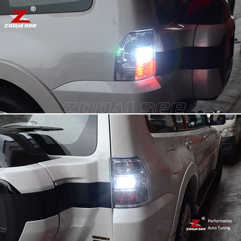 Dobrý Biele LED exteriérové zadnej strane chvosta žiarovka doska parkovanie bočné svetlo na Mitsubishi Pajero Shogun Montero MK3 MK4 3 4 (2000-2020)