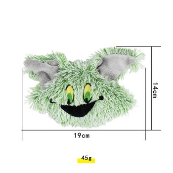 Pet Mačka Pes Monster Cartoon Hračky Plyšové Škrípanie Hračka Pet Roztomilé Plyšové Puzzle pre Psov, Mačky, Žuť Squeaker Pískacie Hračka pre Zvieratko