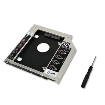 Kebidu 9,5 mm Hliníkový HDD Caddy SATA 3.0 2. 9,5 mm SSD Prípade HDD Enclosure Optibay pre Macbook Pro 13