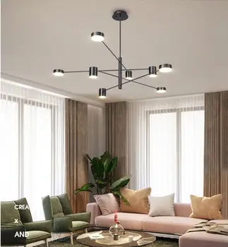 Nordic luster osvetlenie obývacej izby moderný minimalistický atmosféru domova obývacia izba lampa spálňa štúdia lampy svietidlá