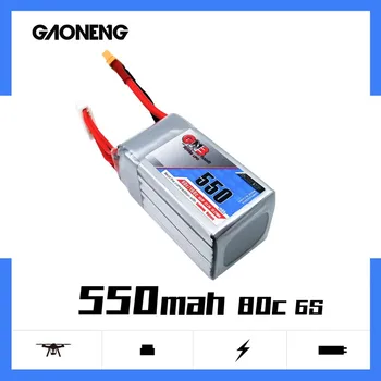 Gaoneng GNB 550mAh 22.2 V 6S 80C/160C Lipo batérie s XT30 alebo XT60 Konektor na FPV Racing Drone RC Quadcopter Vrtuľník časti