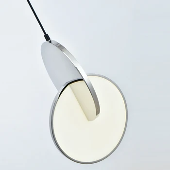 Art deco moderné LED luster z nehrdzavejúcej ocele lampa jedáleň bar svetlá dlhé schodisko, lustre