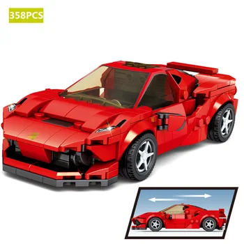 2021 Rýchlosť Majstrov GT-R NISMO F8 Tributo EVO GTR SuperCar Stavebné Bloky Súpravy Tehly Klasický Model Kid Hračky Pre Deti Darček